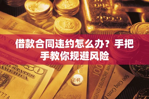 武汉借款合同违约怎么办？手把手教你规避风险