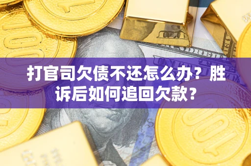 武汉打官司欠债不还怎么办？胜诉后如何追回欠款？