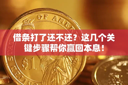 武汉借条打了还不还？这几个关键步骤帮你赢回本息！