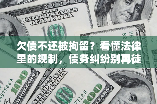 武汉欠债不还被拘留？看懂法律里的规制，债务纠纷别再徒劳奔波