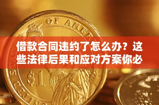 武汉借款合同违约了怎么办？这些法律后果和应对方案你必须知道