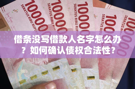 武汉借条没写借款人名字怎么办？如何确认债权合法性？
