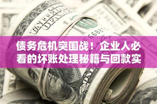 武汉债务危机突围战！企业人必看的坏账处理秘籍与回款实战指南