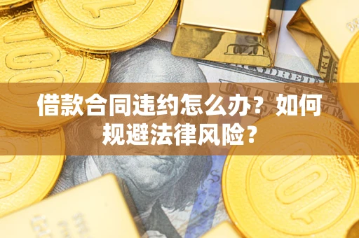 武汉借款合同违约怎么办？如何规避法律风险？